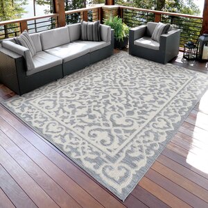 Ashton Gray/Beige Indoor/Outdoor Area Rug