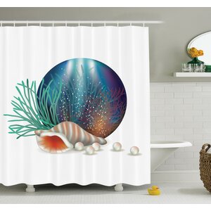 Underwater Ocean Shower Curtain Set