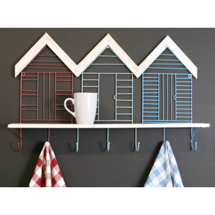 Wood Shelf Metal Bracket Wayfair Co Uk Beach Hut Design Metal And Driftwood Accent Shelf