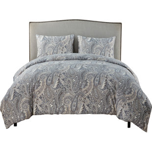 Grey Paisley Duvet Cover Home Decorating Ideas Interior Design