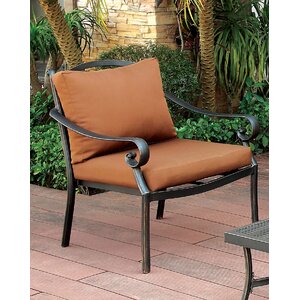 Dominque Scrolled Arm Chair with Cushion