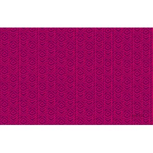 Sketched Ikat Purple Rug