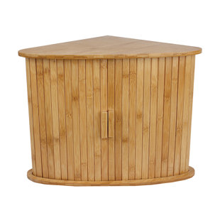 Bread Bins Wayfair Co Uk Marilles Bamboo Corner Double Decker Kitchen Storage Rack Bread Bin
