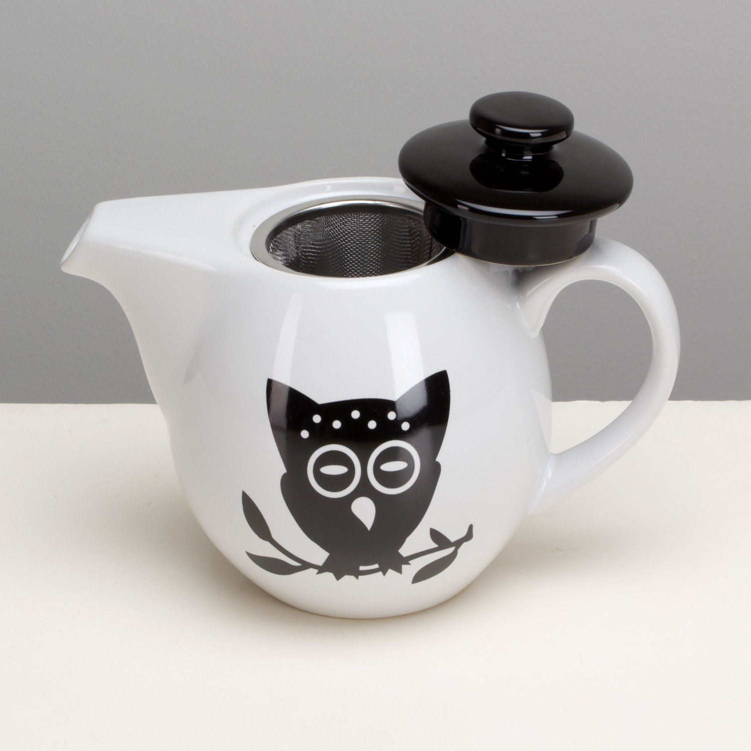 Omniware Night Owl Stoneware Teapot | Wayfair Omniware Night Owl Stoneware Teapot | Wayfair