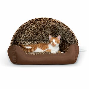 Thermo-Hooded Pet Bed