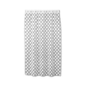 Haughton Polka dots Sheer Rod Pocket Single Curtain Panel