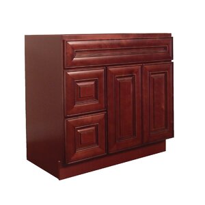 Maple 42u201d Single Bathroom Vanity Base