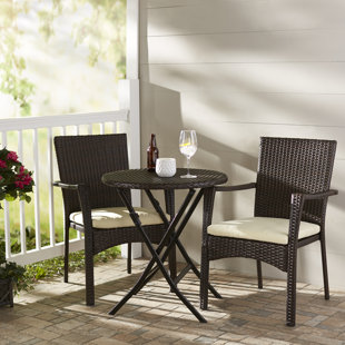 Small Patio Bistro Sets You Ll Love Wayfair Quickview