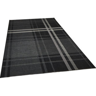Tartan Rugs You Ll Love Wayfair Co Uk Moe Black Grey Indoor Outdoor Area Rug