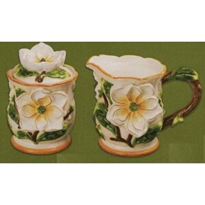 2 Piece Magnolia Sugar & Creamer Set