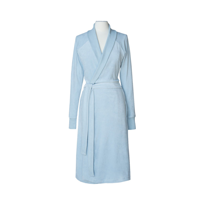 Nine Space Cotton Blend Velour Bathrobe & Reviews Wayfair