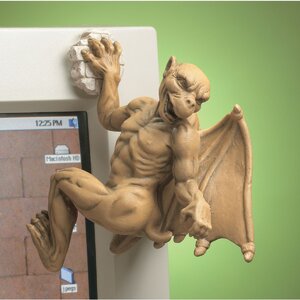 Gaston, the Gothic Gargoyle Computer Climber Statue