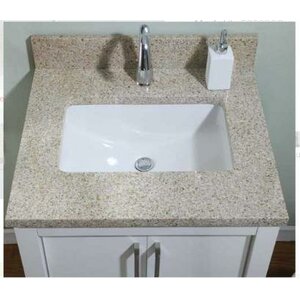 Euro Granite Single Bathroom Vanity Top