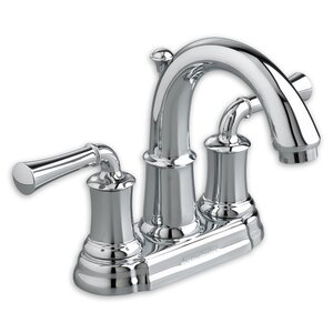 Portsmouth Centerset Double Handle Bathroom Faucet with Drain Assembly