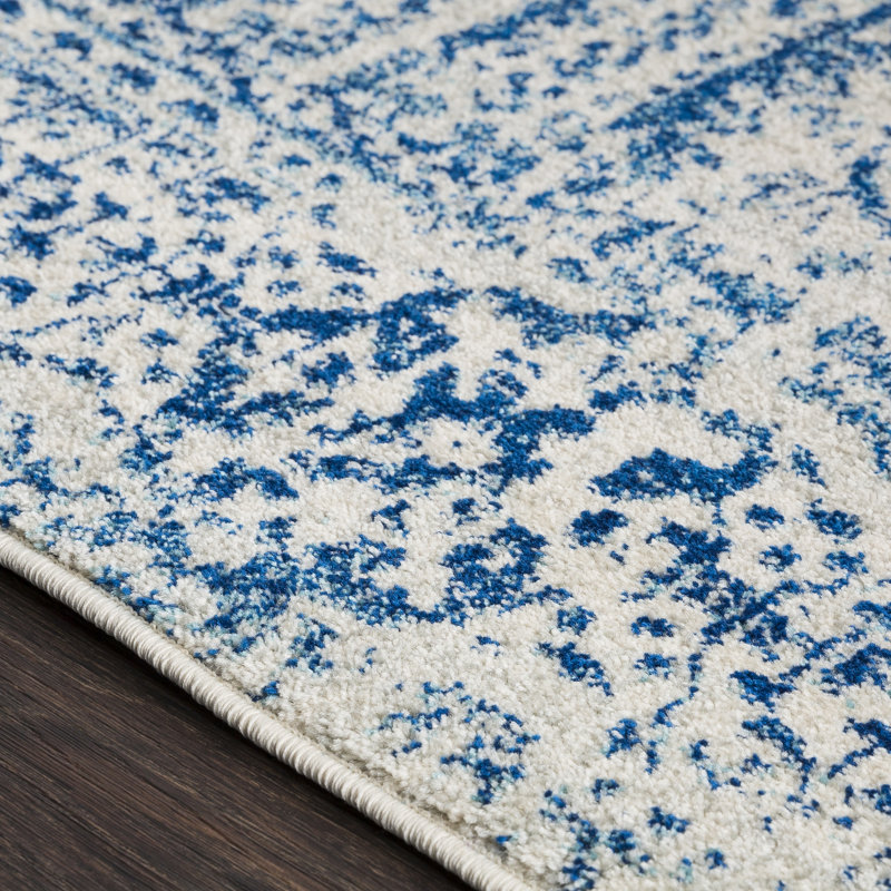 Mistana Hillsby Blue/Beige Area Rug & Reviews Wayfair