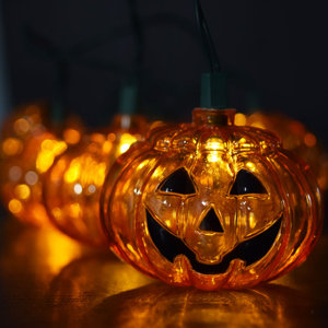 10 LED Jack O Lantern Pumpkin Halloween String Light