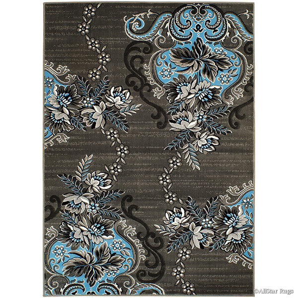Allstar Rugs Blue Gray Area Rug Reviews Wayfair