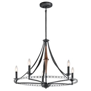 Yusuke 5-Light Candle-Style Chandelier