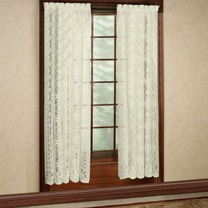 Luxurious Solid Sheer Rod Pocket Single Curtain Panel
