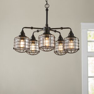 Gaskell 5-Light Shaded Chandelier