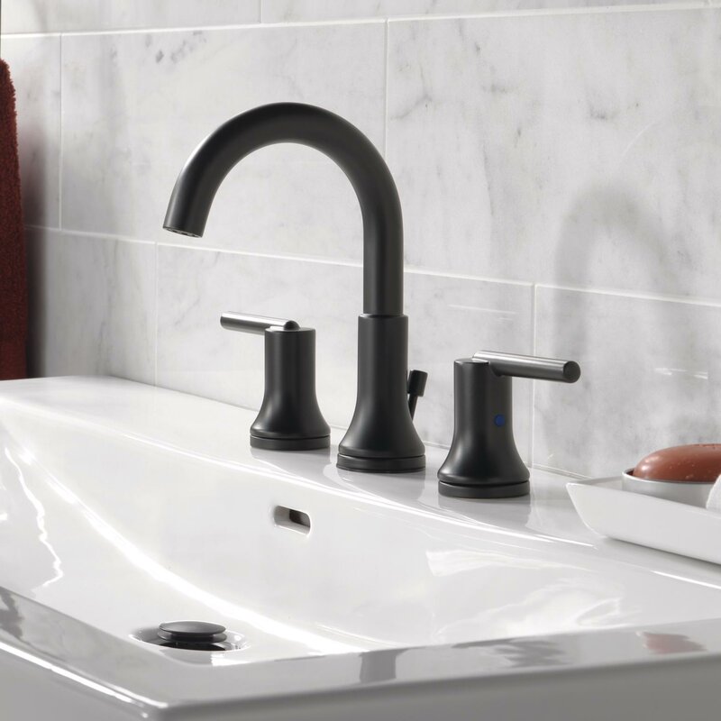 Delta Trinsic® Bathroom Widespread Bathroom Faucet with ...
