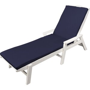 Outdoor Sunbrella Chaise Lounge Cushion