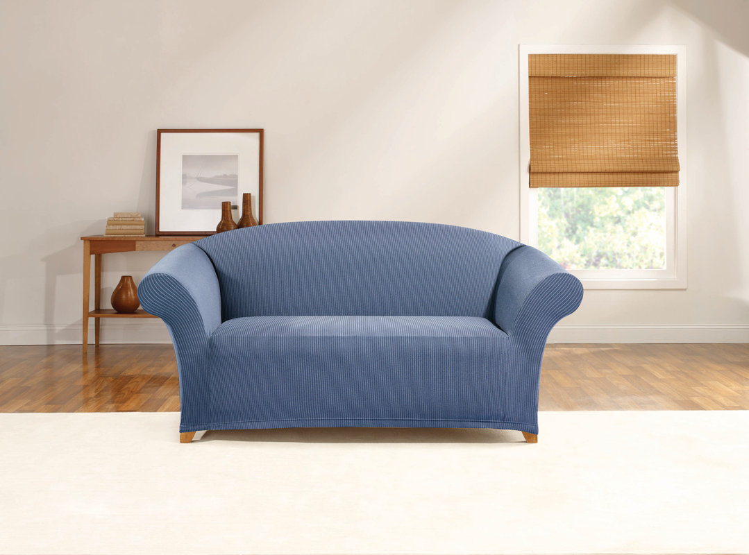 Sure Fit Box Cushion Loveseat Slipcover & Reviews Wayfair