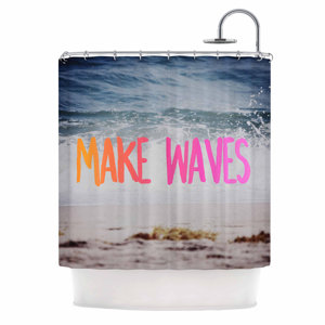 Chelsea Victoria Make Waves Photography Shower Curtain