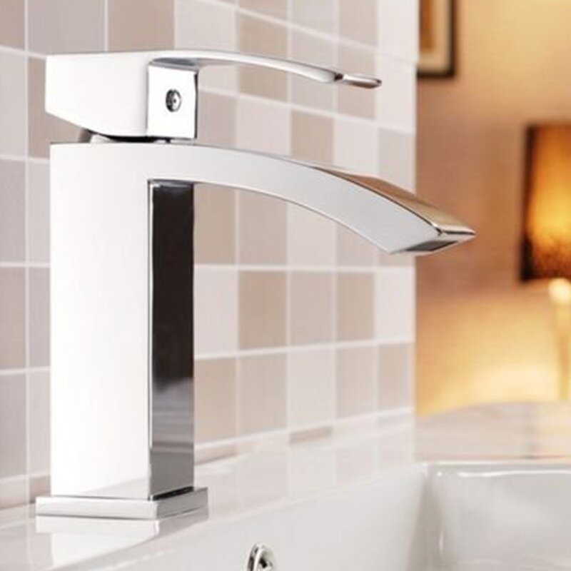 pure one handle single hole bathroom faucet