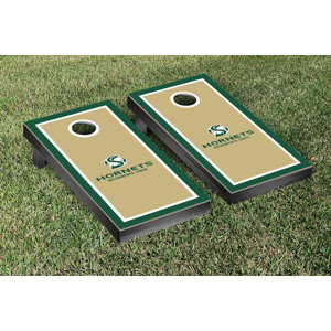 NCAA Border Wooden Cornhole Game Set