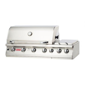 Burner Premium 7-Burner Built-In Propane Gas Grill with Side Burner