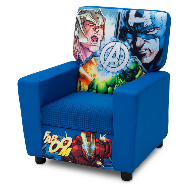 Marvel Avengers High Back Upholstered Kids Club Chair Marvel Avengers High Back Upholstered Kids Club Chair