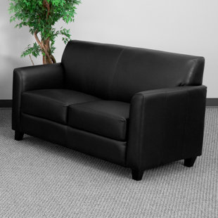 Black Leather Sofas You Ll Love Wayfair Quickview
