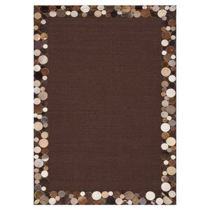 Timboroa Hand-Woven Brown/Pebble Area Rug