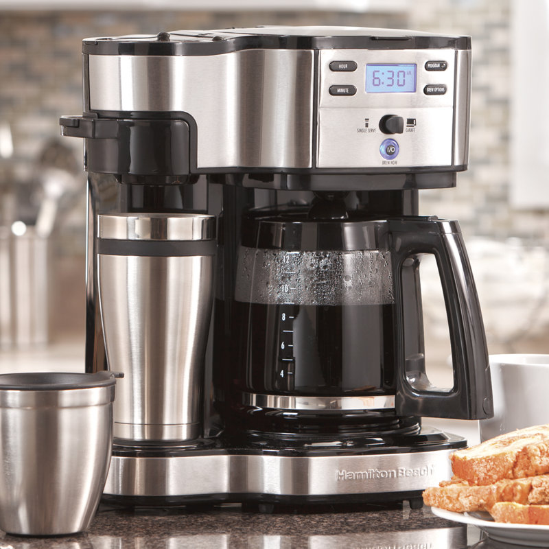 Hamilton Beach The Scoop Two Way 12-Cup Brewer Coffee Maker & Reviews Wayfair
