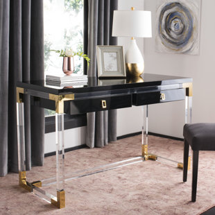 Modern Contemporary Clear Lucite Acrylic Furniture Allmodern Kittel Acrylic Desk