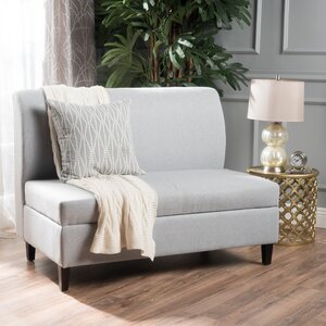 Telis Fabric Storage Loveseat