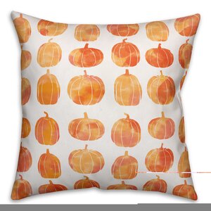 Pumpkins Double Sided Print Throw Pillow