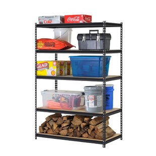 View 72 H Steel Five Shelf Heavy Duty Shelving Unit