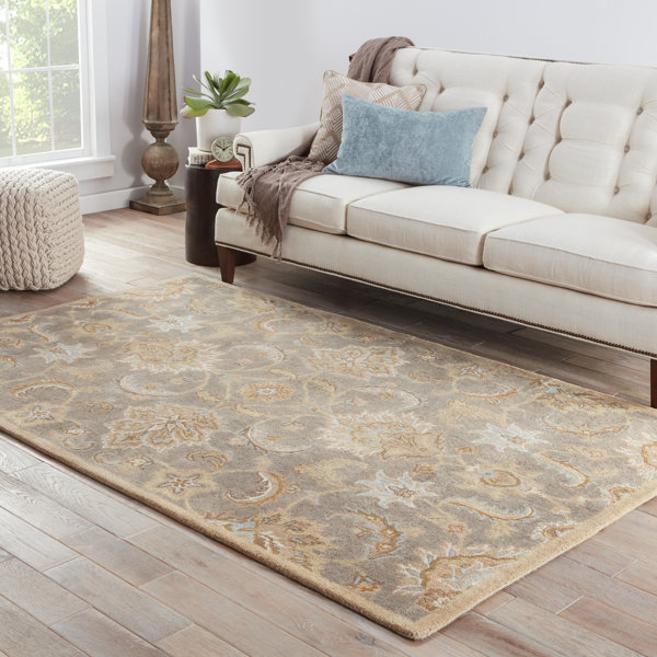 Birch Lane Heritage Thornhill Hand Tufted Wool Silver Gray Tan Area Birch Lane Heritage Thornhill Hand Tufted Wool Silver Gray Tan Area Rug Reviews