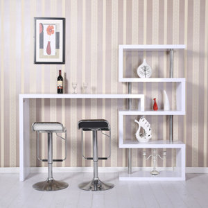 Wandbar Modern High Gloss von Homcom