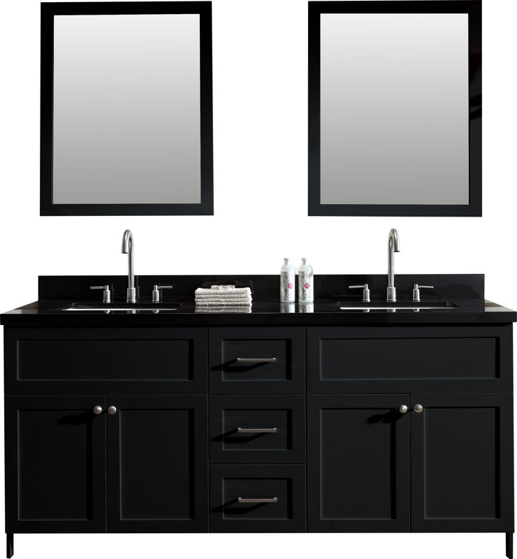 Double Bathroom Vanity Photos ariel bath hamlet 73" double bathroom vanity set & reviews | wayfair Double Bathroom Vanity Photos ariel bath hamlet 73" double bathroom vanity set & reviews | wayfair
