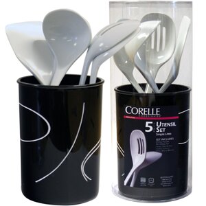 Simple Lines 5 Piece Utensil Set