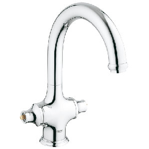 Grohe Bridgeford Single Hole Standard Kitchen Faucet Less Handles