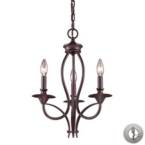 Packard 3-Light Candle-Style Chandelier
