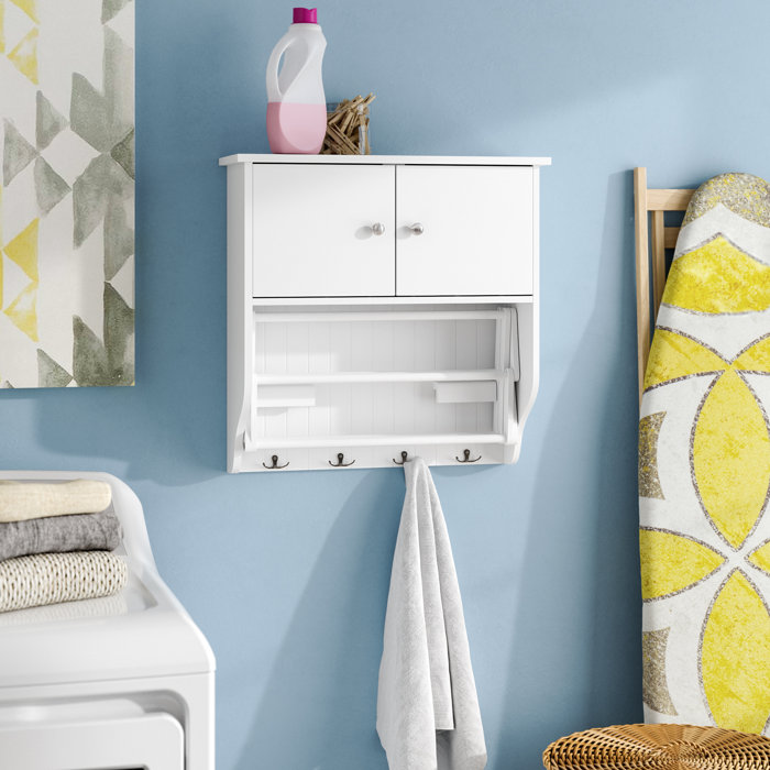Rebrilliant Accordion Wall Mounted Drying Rack Reviews Wayfair Ca Accordion Wall Mounted Drying Rack