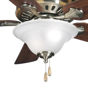 3-Light Bowl Ceiling Fan Kit