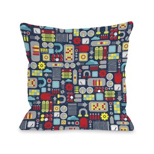 Sam's Laboratory Throw Pillow