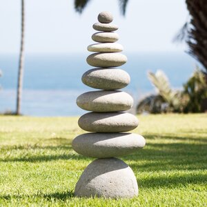 Giant Cairn Garden Stone Statue