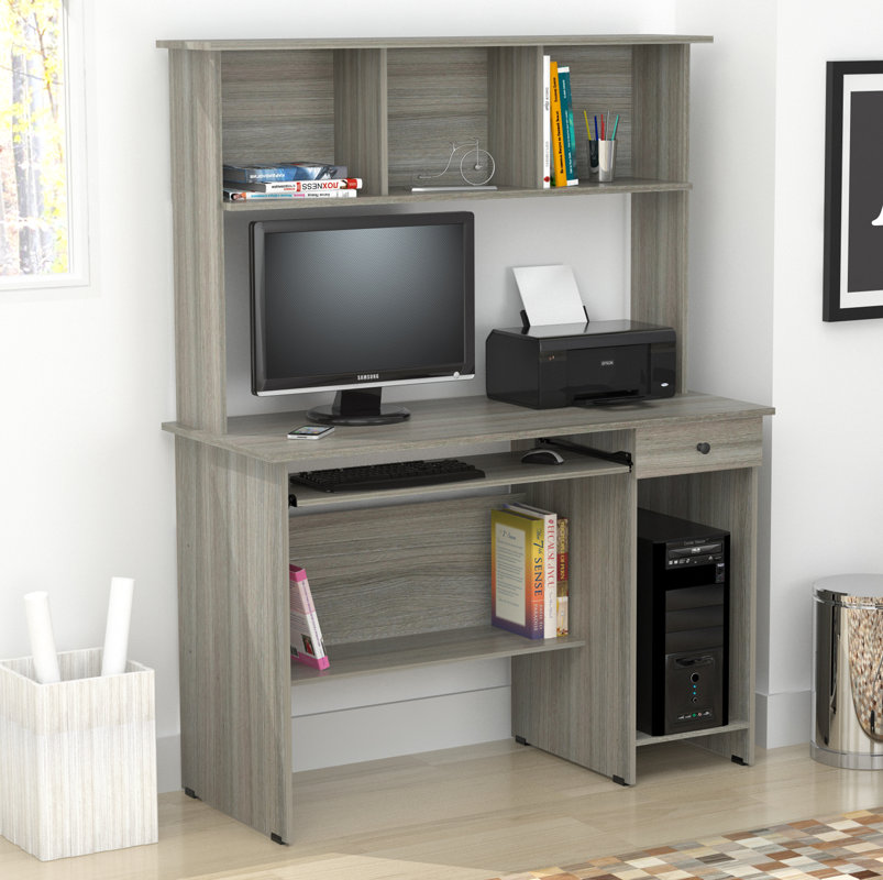 Winston Porter Galaz Computer Desk With Hutch Reviews Wayfair Galaz Computer Desk With Hutch